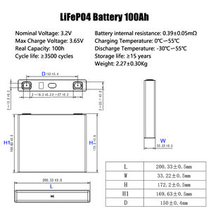 Аккумуляторы CATL lifepo4, 3,2 В, 100 А · ч, литий-ионный аккумулятор для хранения энергии электромобиля с гарантией - Product Image 4
