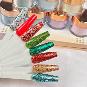 12 colores etiqueta privada personalizada bebé rosa polvo acrílico nueva Fórmula 3 en 1 polvo de inmersión - Product Image 1