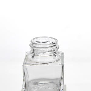 Pot en verre transparent carré de haute qualité 36 ml, contenants en verre pour épices, sel, poivre avec bouchon à vis, directement du fabricant - Product Image 3
