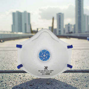Masker Respirator anti-debu sekali pakai, dengan katup pernapasan untuk penggunaan luar ruangan produsen masker wajah Respirator partikulat - Product Image 1