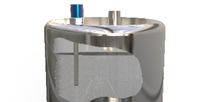 Capteur de niveau de liquide capacitif haute température jusqu'à 200°C ° Capteur de température G1 4-20mA pour la surveillance des réservoirs de chaudières à huile chaude