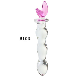 Boîte personnalisée gratuite-Super gros pénis en cristal de pyrex jouets sexuels Plug anal énormes perles de cul soufflé grand gode en verre