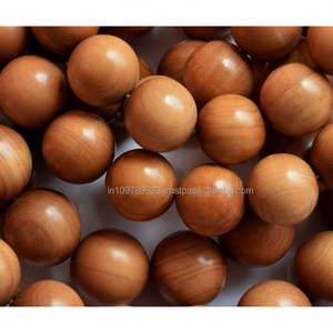 Perles de méditation Japa Mala de qualité supérieure, écologiques, parfum naturel, perles bouddhistes en bois de santal, perles de méditation religieuses hindoues - Product Image 1