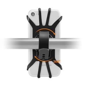 Soporte universal de silicona para teléfono para bicicleta, rotación de 360 grados, soporte negro para montar en bicicleta con Apple iPhone - Product Image 3