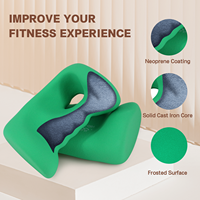Ensemble d'haltères hexagonales en néoprène avec noyau en fonte pour l'entraînement de fitness en salle de sport