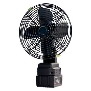 Ventilador Portátil de 8 Pulgadas para Camping, Carcasa Metálica, Batería de Litio, Ultra Silencioso, Bajo Consumo, para Exteriores, Pesca, Hogar, Bricolaje - Product Image 1
