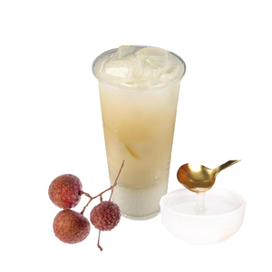 Litchi Syrup Concentrates <b>Slush</b> for Bubble Tea and Halal Dessert Applications Wholesale Supply Export Ready Supply Smoothie Base - Product Image 4