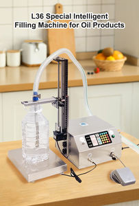 Máquina Automática de Llenado de Líquidos con Pesaje, Limpieza y Llenado, Máquina de Llenado de Botellas de Bebidas y Aceite con Panel de Control Digital - Product Image 4