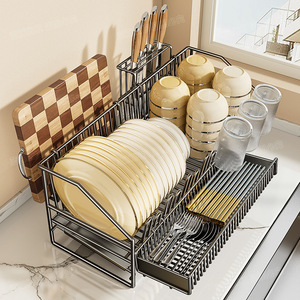 Escurridor de Platos Multifuncional Ltes Cf C9003q para Encimera, para Platos, Tazones, Palillos, Secado Rápido, Tamaño L - Product Image 1