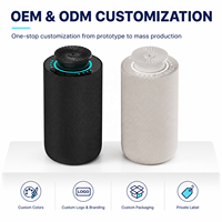 Diffuseur de parfum compact 5V pour voiture, nébuliseur d'arômes sans eau 20ml, machine à parfum silencieuse pour voyage, contrôle Bluetooth, minuterie intelligente