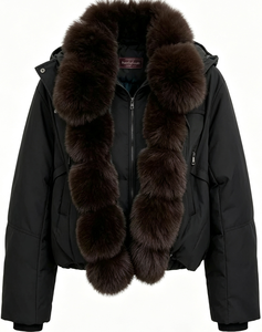 Nuovo Parka in Pelliccia da <span class=keywords><strong>Donna</strong></span> 2026, Modello Corto, Giovanile e alla Moda, Giacca Imbottita Versatile per l'Inverno, Personalizzabile - Product Image 3