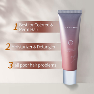Après-shampoing sans rinçage à la kératine pour cheveux secs et abîmés, crème hydratante protectrice contre la chaleur, après-shampoing réparateur en profondeur compatible avec la coloration - Product Image 4