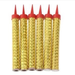 Bougie <span class=keywords><strong>Fontaine</strong></span> Dorée à Livraison Rapide, Durée de Combustion de 60 secondes, Sans Fumée, Bâtonnets Scintillants pour l'Aïd Arabe et les Gâteaux de Mariage - Product Image 3