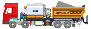 รถบรรทุกซีลยางแบบซิงโครนัส CMEC5250TFC ยี่ห้อ Sinotruck พร้อม PLC และปั๊ม สำหรับงานก่อสร้าง - Product Image 2
