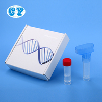 Kit de Recolección de Saliva para Pruebas de ADN Huachenyang Modelo CY-98000A, Plástico de Grado Médico, Accesorios Médicos Blancos de Shenzhen