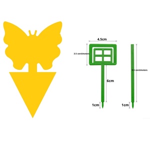 แผ่นกาวดักแมลงสีเหลืองปลอดสารพิษสำหรับควบคุมแมลงหวี่ในพืชในร่ม - Product Image 1