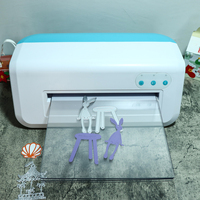 Machine de Découpe et d'Embossage Électrique Format A4 pour Scrapbooking et Fabrication de Cartes