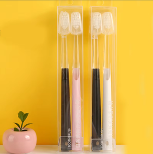 <span class=keywords><strong>Brosse</strong></span> <span class=keywords><strong>à</strong></span> dents manuelle <span class=keywords><strong>à</strong></span> tête complète <span class=keywords><strong>à</strong></span> poils souples pour adultes, nettoyage en profondeur, lot de 2, personnalisable OEM, pour la maison, l'hôtel <span class=keywords><strong>ou</strong></span> les voyages - Product Image 1