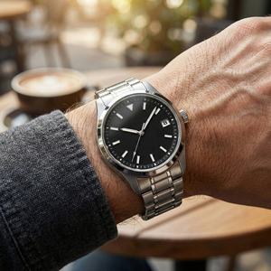 Reloj de Pulsera de Acero Inoxidable para Hombre de Negocios de Lujo con Logotipo de Marca Personalizado OEM, Fabricante de Relojes Mecánicos Automáticos Miyota 9015 - Product Image 2
