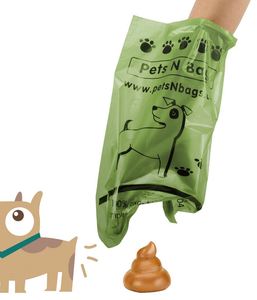 Sacs à déjections canines biodégradables et compostables en HDPE, écologiques et bon marché, en gros - Product Image 6