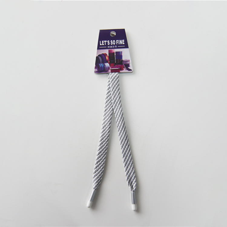 Wholesale Custom logo Printed Flat Polyester Sneaker Accessories Custom Design Shoelace