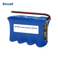 BITWELL Penjualan Terlaris Modul Superkapasitor Kustom 4-Series BWC164S01A 625M 10.8V/12V 6.2F -40~+65 Suhu Operasi untuk Robotika