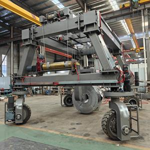 ISO/CE RTG 50ton عجلات مطاطية بمحركات 10 طن سعر رافعة جسرية - Product Image 3