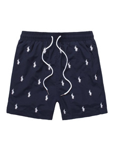 Shorts pour hommes à séchage rapide de cinq pouces pour l'été, vêtements pour hommes avec broderie du logo de la marque en grande taille pour la plage - Product Image 3