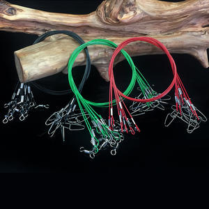 Alpha 3 Colors 50cm 150lb <span class=keywords><strong>Fil</strong></span> <span class=keywords><strong>d</strong></span>'<span class=keywords><strong>acier</strong></span> <span class=keywords><strong>pour</strong></span> la pêche en mer Heavy Duty Anti-Bite Steel Wire Leader for Shark Pike Barracuda - Product Image 1