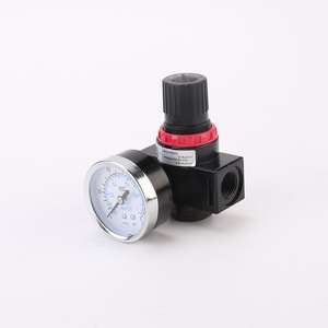 วาล์วลดแรงดันลม Br2000 ขนาดพอร์ต 1/4 นิ้ว พร้อมเกจวัดสำหรับระบบลม - Product Image 3