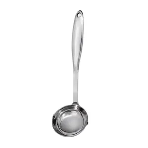 Kitchen Utensils Cooking Set Stainless Steel Soup Ladle Handle More Size Serving Sauce Ladle