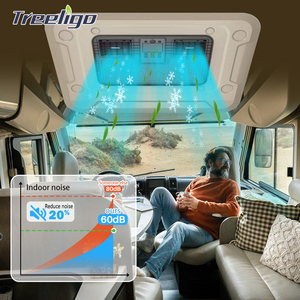 เครื่องปรับอากาศบนหลังคา 12V สำหรับจอดรถ ระบบทำความเย็น 24 โวลต์ เครื่องปรับอากาศบนหลังคาสำหรับรถบรรทุก เครื่องปรับอากาศ 12V - Product Image 3