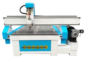 Hot Sale Holz schnitzerei Cnc Router 4 Achsen 3d Cnc Für Zylinder fräsmaschine Mit Seiten rotation