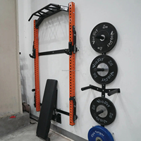 Banc de musculation mural pliable multifonctionnel de conception nouvelle 2024 pour équipement de fitness