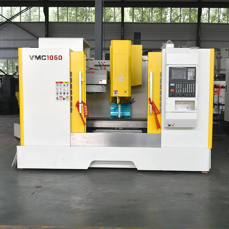 Chinese machining center and PMI/HIWIN Linear Guide way VMC1050 with Taiwan 4 Axis 5 Axis Motor Multifunctional