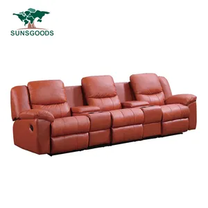 Sectional Home Electric Recliner Cinema Sofa Chairs Theater Movie Leather Sofas Set for Living Room Furniture