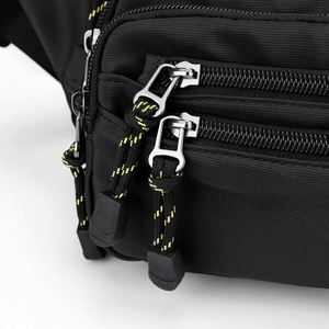 Free Sample Factory Outlet <b>Waterproof</b> Polyester Zipper Fashion Fitness Sport Waist Bag for Outdoor - Product Image 6