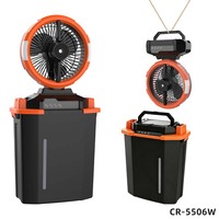 Mini ventilateur brumisateur avec lumière LED, ventilateur de table, fabrication