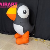 Modèle d'oiseau gonflable décoratif sur mesure. Ballon d'oiseau perroquet gonflable pour la publicité