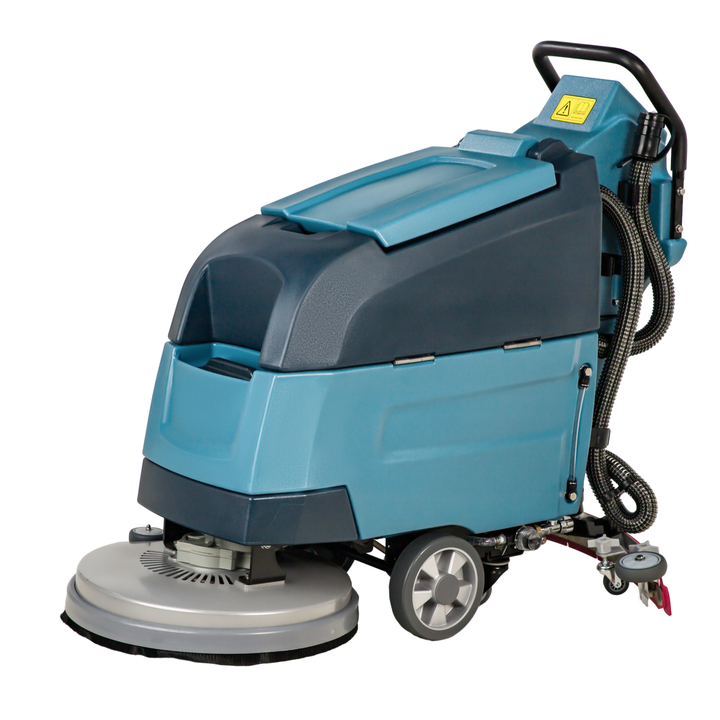 single disc industrial electric auto walk behind hand push