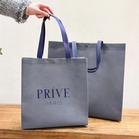 Sac de courses écologique personnalisé en tissu non tissé avec poignée recyclable, logo imprimé, réutilisable, ODM/OEM, pour supermarché et épicerie