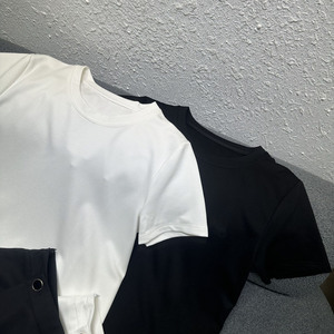 2026 Summer New Short-Sleeve Pants Skirt <b>Set</b> / Simple and Stylish with Button Design - Product Image 5