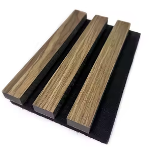 Звукопоглощающие панели МДФ, акустические панели 3D-дизайна, шумопоглощающие деревянные звукоизоляционные потолочные и стеновые панели из ПВХ - Product Image 5