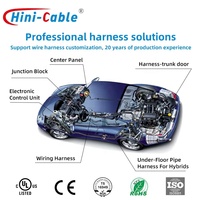 C9003H-8Pin DJ7021-6.3-11 3.0-9Pin Cableado Automotriz de Cobre Estañado PTFE/PVC, Conjunto de Cables Electrónicos