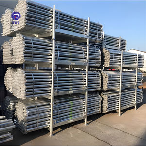 رف تخزين سقالة قابل للتكديس للخدمة الشاقة بسعة تحميل عالية من الفولاذ المجلفن - Product Image 4