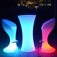 Table de bar LED étanche IP68 sur mesure pour discothèque, mariage, KTV, utilisation en extérieur