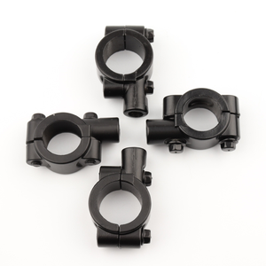 Meilleure vente en aluminium <span class=keywords><strong>vélo</strong></span> moto M8 M10 <span class=keywords><strong>rétroviseur</strong></span> support noir argent <span class=keywords><strong>rétroviseur</strong></span> support de montage pour pièces de scooter - Product Image 1