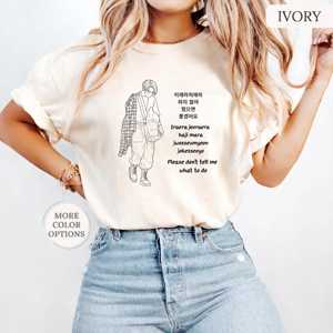 Maglietta Regalo per Amanti del K-pop OEM ODM con Stampa 'Please Don't Tell Me What To Do' - T-Shirt Grafica Streetwear Audace - Product Image 5