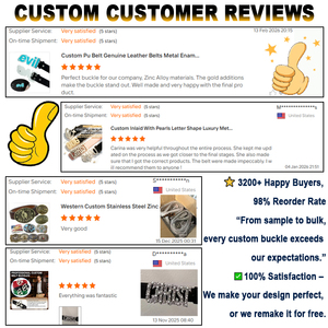Hebillas para Cinturón, Hebillas de Moda, Conchos Reversibles, Hebilla de Cinturón Personalizada de Aleación de Zinc/Latón de 30/38 mm - Product Image 6