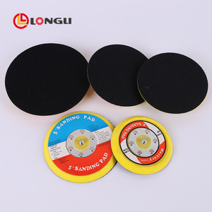 Longli 2 Inch Aluminum Alloy Blue Sanding Pad for <b>Car</b> and Furniture Sanding with Flocked Self Adhesive Disc - Product Image 1